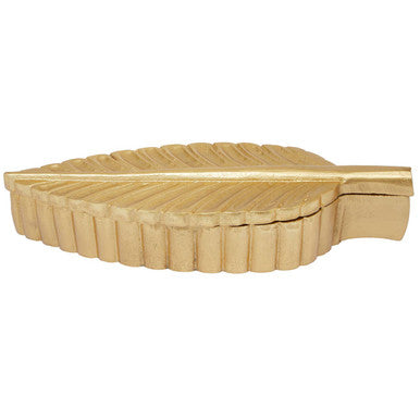 Gold Finish Plume Box | Prato