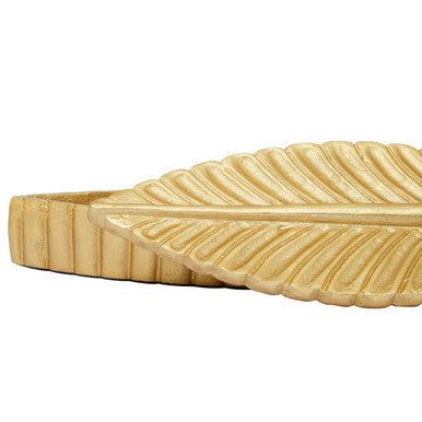 Gold Finish Plume Box | Prato