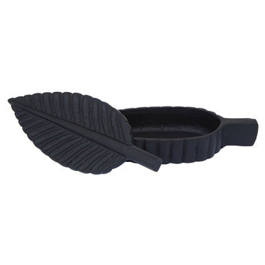 Prato Black Finish Plume Box