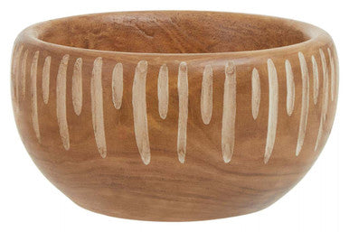 Arlo Small Brown and Natural Round Bowl