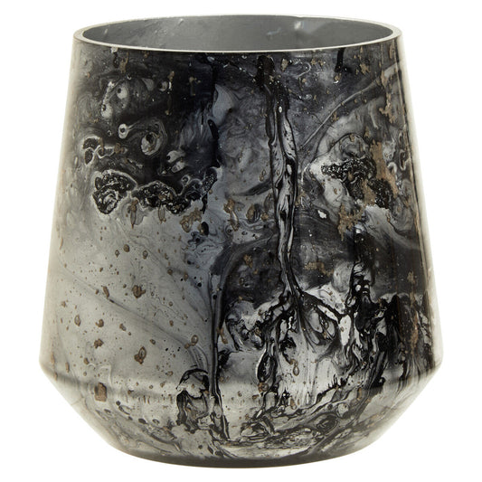 Grey Marble Effect Candle Holder | Garan