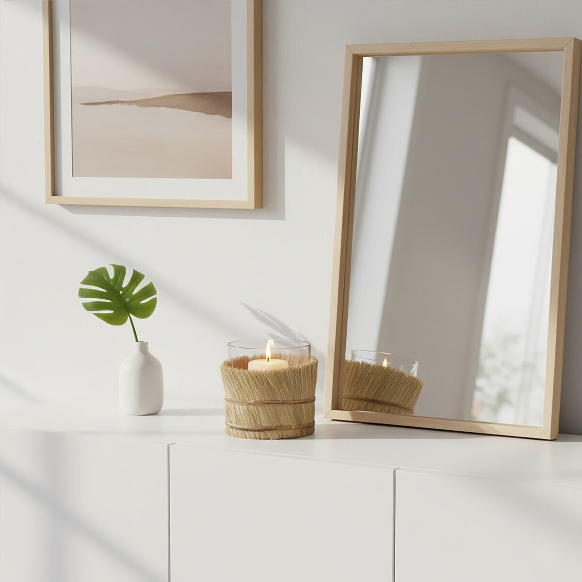 Natural Small Candle Holder | Kuta