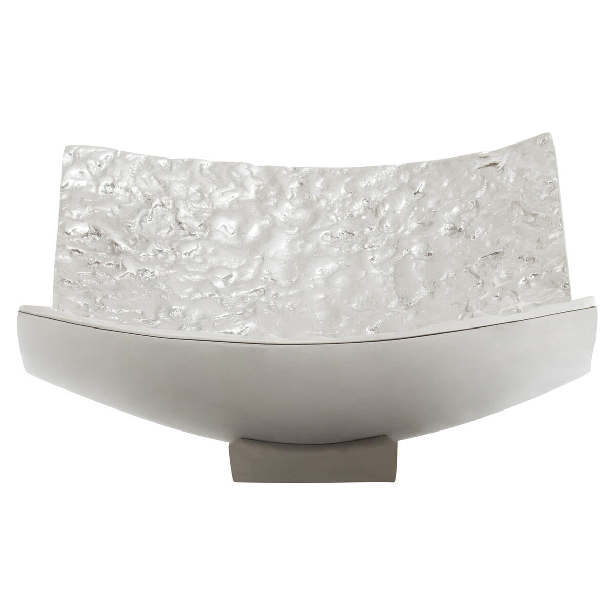 Akola Silver Textured Decorative Dish