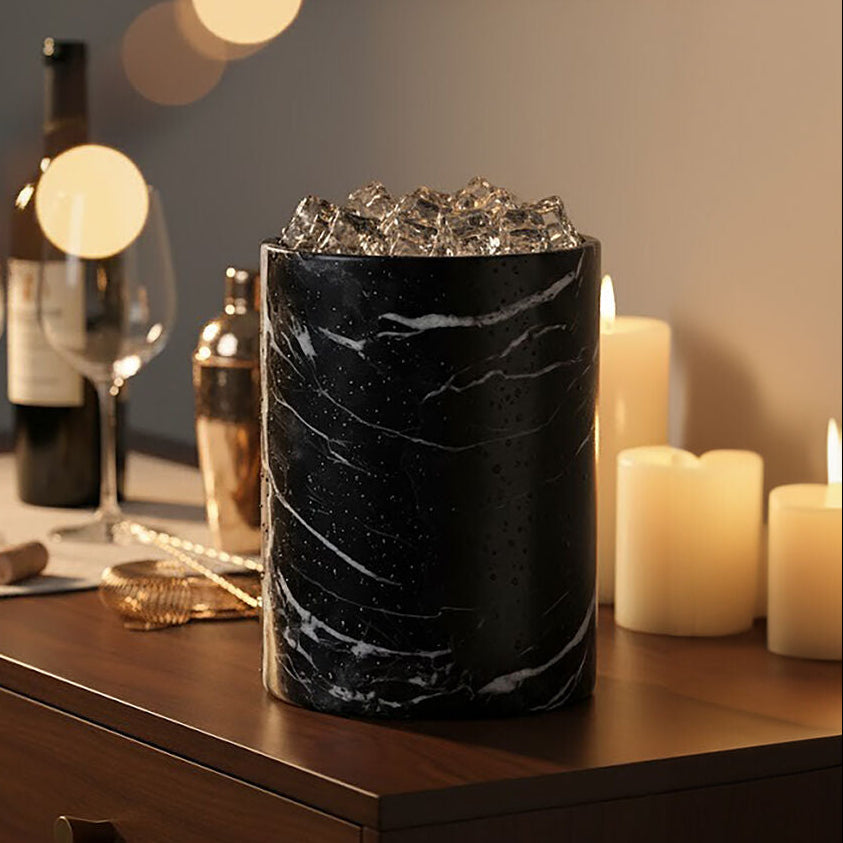 Salmo Black Marble Ice Bucket