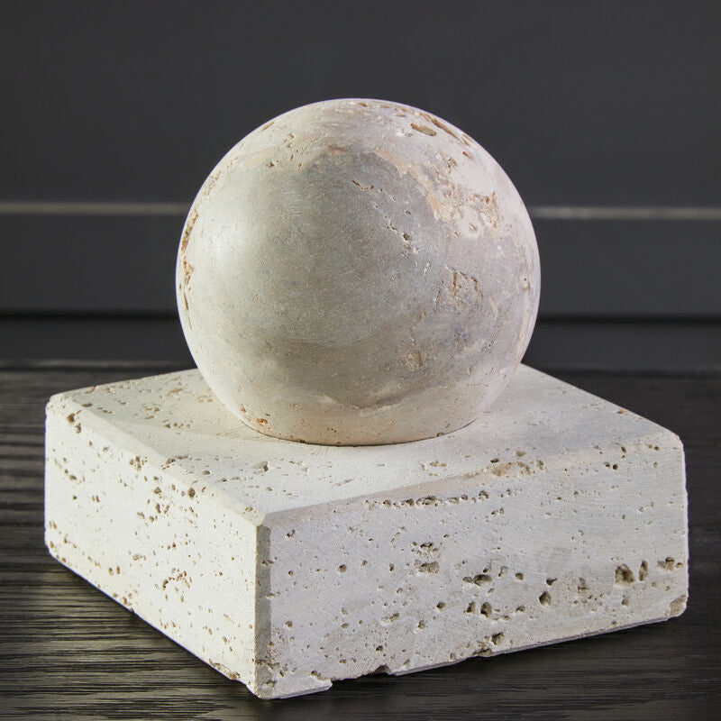 Tibor Travertine Sculpture