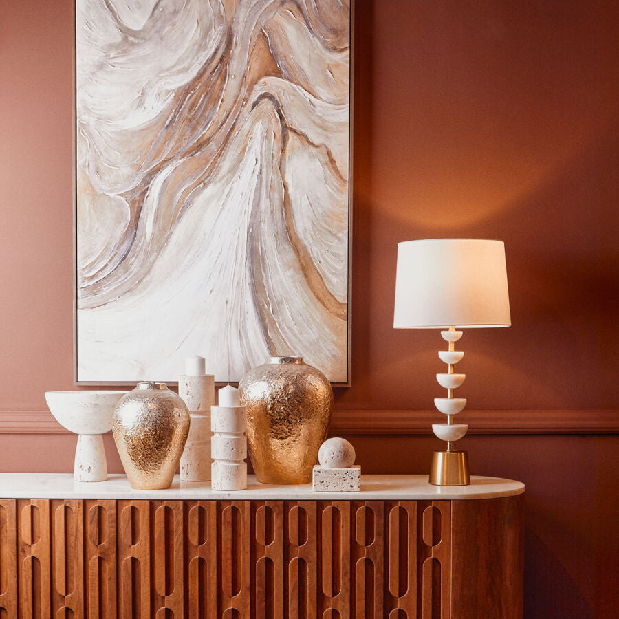 Tibor Travertine Sculpture