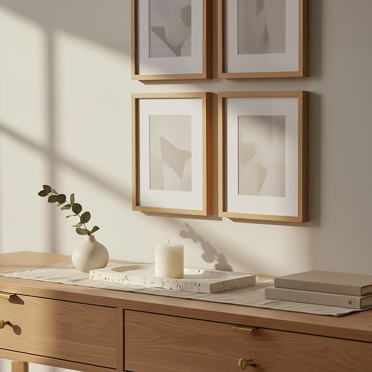 Travertine Rectangular Decorative Tray | Tibor