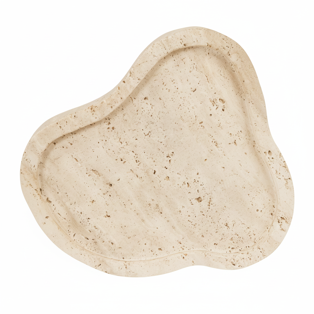 Travertine Irregular Tray | Tibor