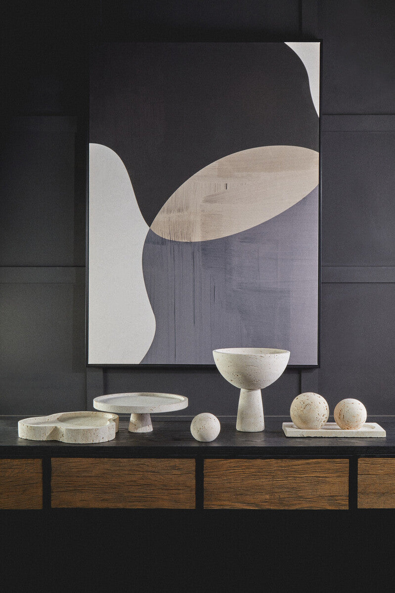 Travertine Irregular Tray | Tibor