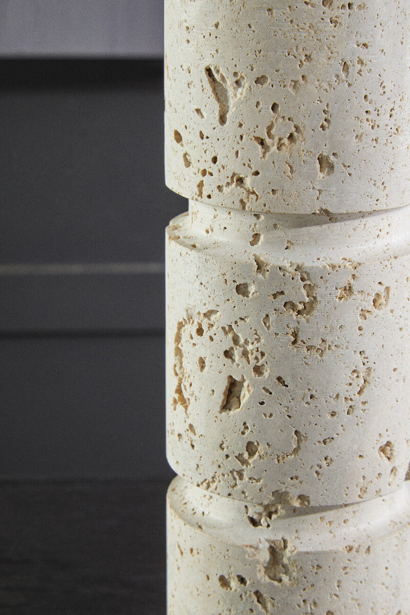 Travertine Large Candle Holder | Tibor