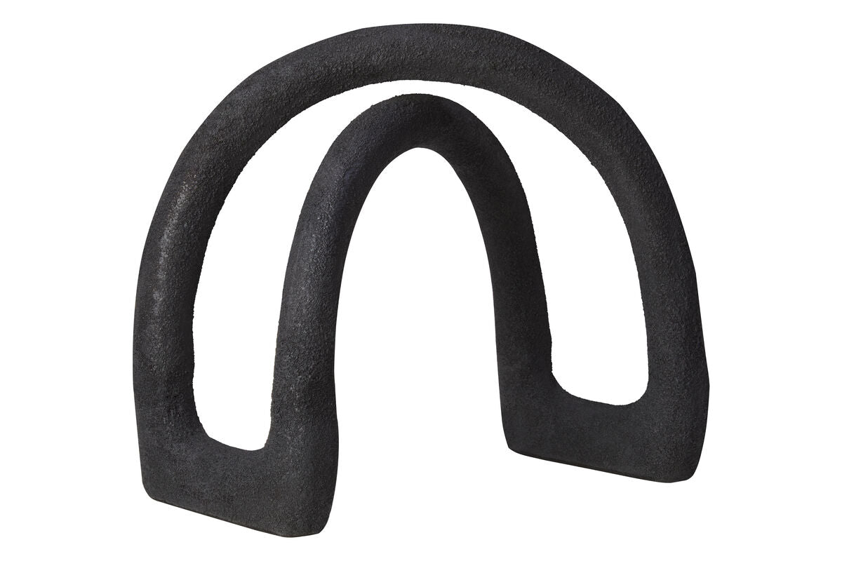 Textured Black Sculpture | Deriva