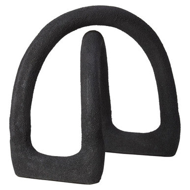 Textured Black Sculpture | Deriva