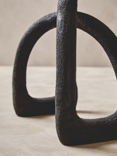 Textured Black Sculpture | Deriva