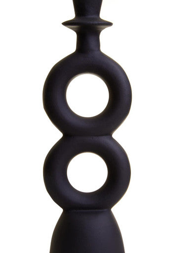 Large Black Candle Holder | Hapax