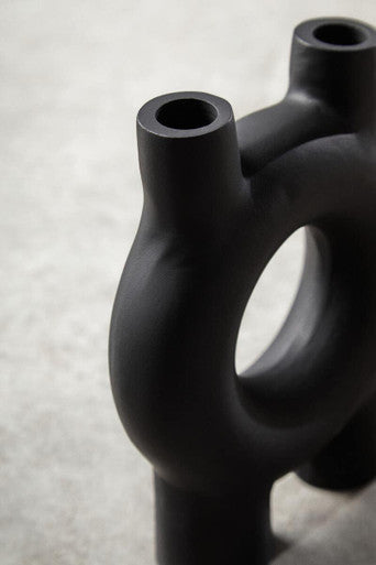 Small Black Candle Holder | Hapax