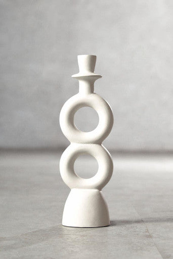 Large Cream Candle Holder | Hapax