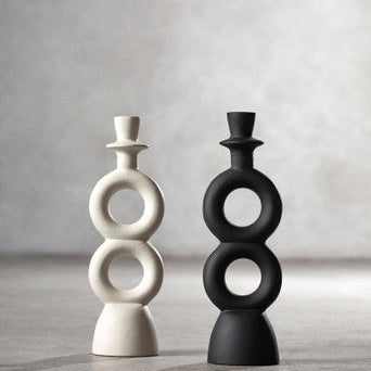 Large Cream Candle Holder | Hapax