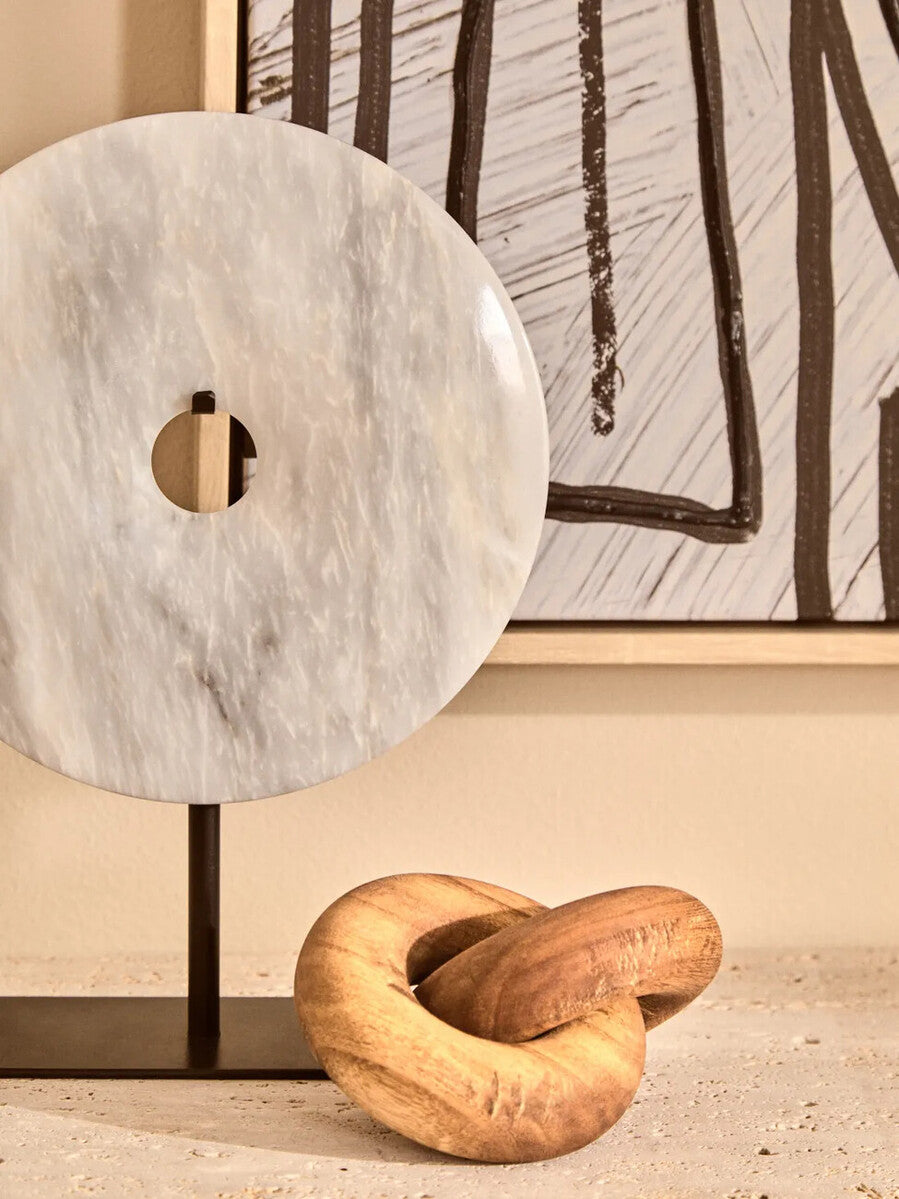 Natural Wood Small Knot Decor | Cato