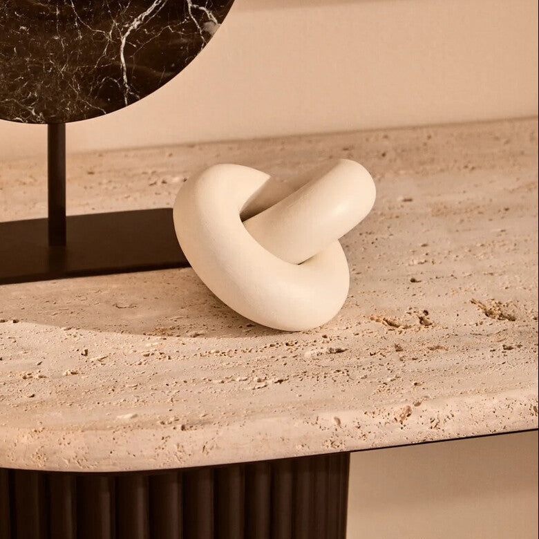 White Wood Small Knot Decor | Cato