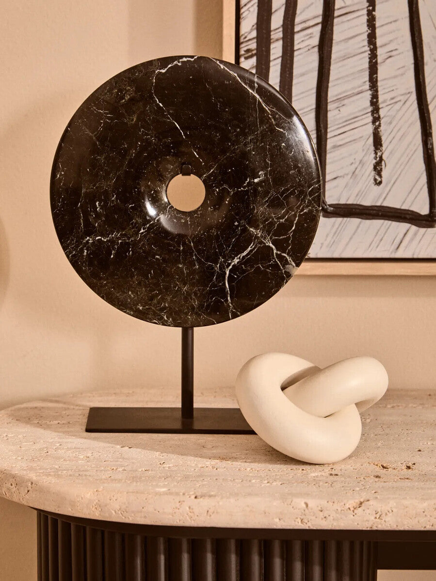 White Wood Small Knot Decor | Cato
