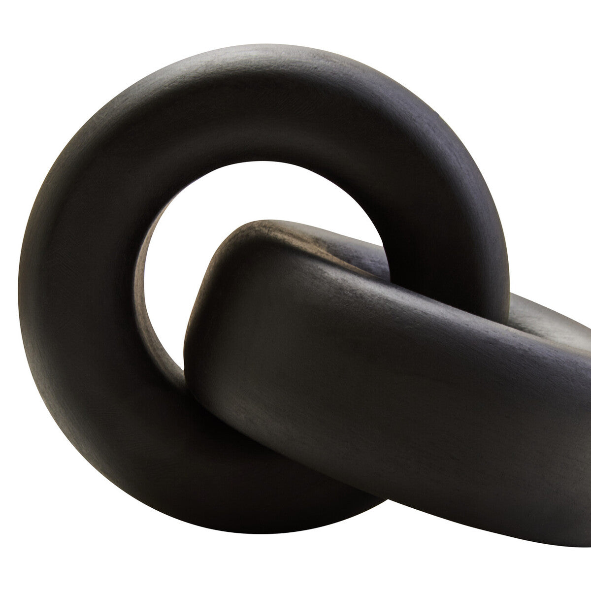 Cato Black Wood Large Knot Decor