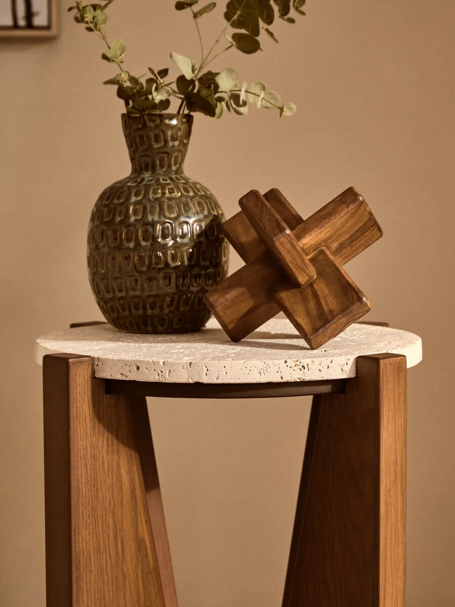 Brown Wood Sculpture | Cato