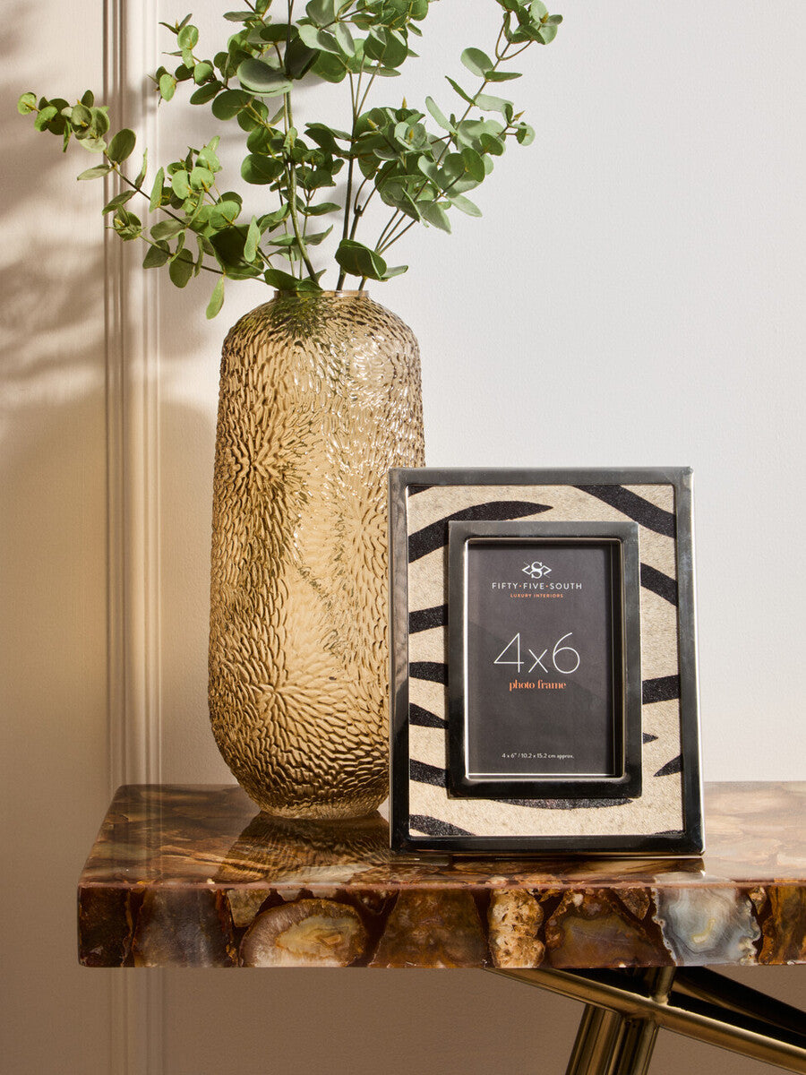 4in x 6in Zebra Design Photo Frame | Kensington Townhouse