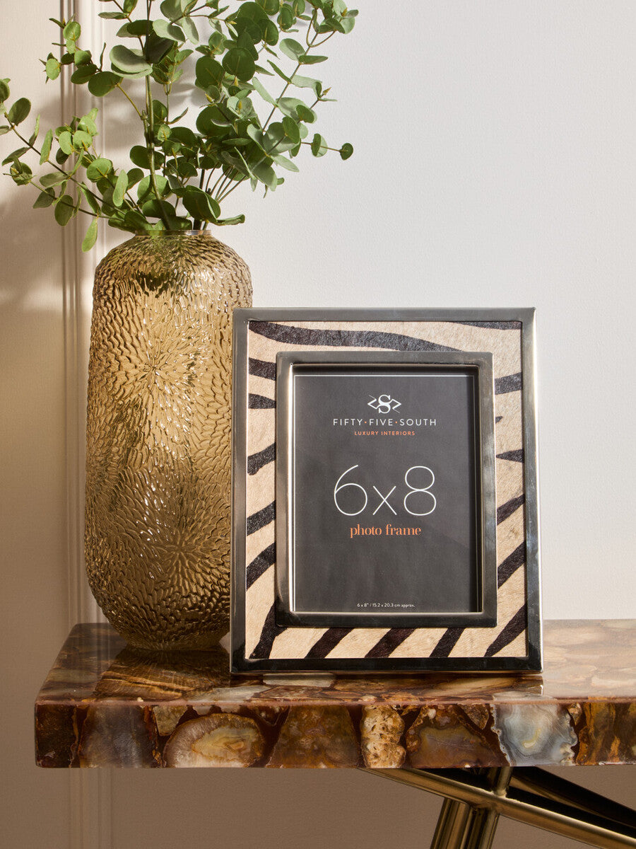 6in x 8in Zebra Design Photo Frame | Kensington Townhouse