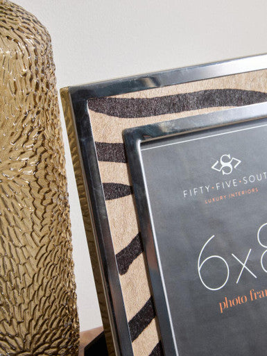 6in x 8in Zebra Design Photo Frame | Kensington Townhouse