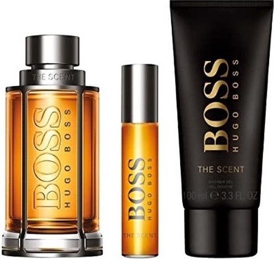 Hugo Boss Boss The Scent Gift Set 100ml EDT + 100ml Shower Gel + 10ml EDT Spray