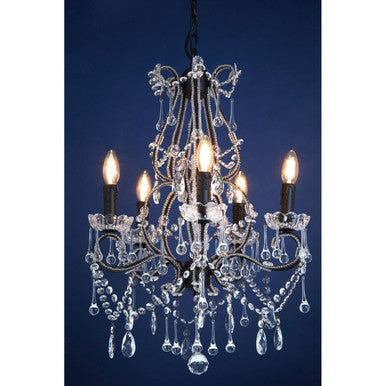 Kensington Townhouse 5 Bulbs Chandelier