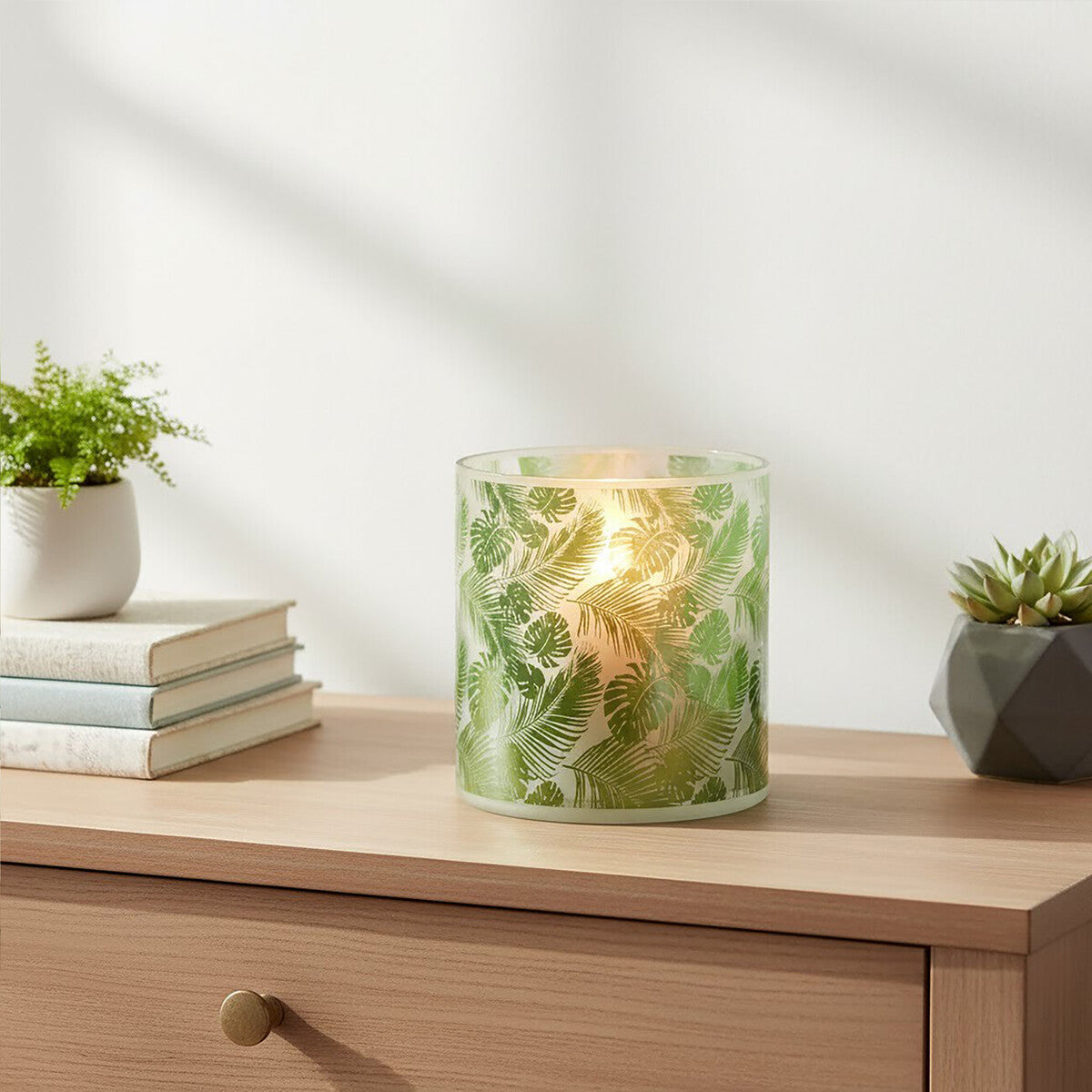 Botanical Medium Hurricane Candle Holder
