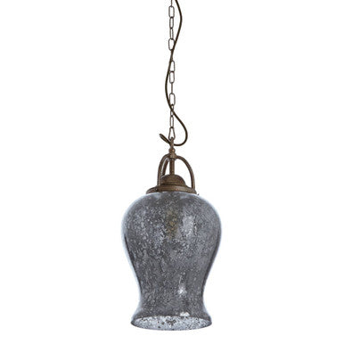 Antique Silver Finish Pendant Light | Terina
