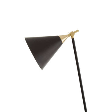 Mano Black and Gold Floor Lamp