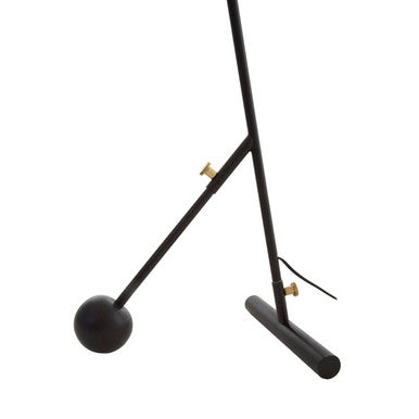 Mano Black and Gold Floor Lamp
