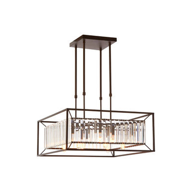 Akiko 6 Bulb Dark Bronze Ceiling Light
