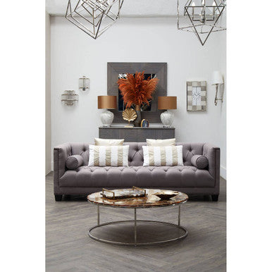 Salasco Glass Wall Light With Nickel Finish