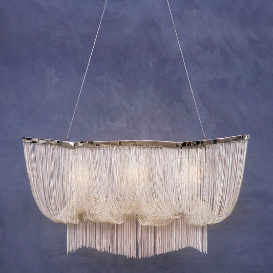 Lerici 6 Light Chrome Pendant Light