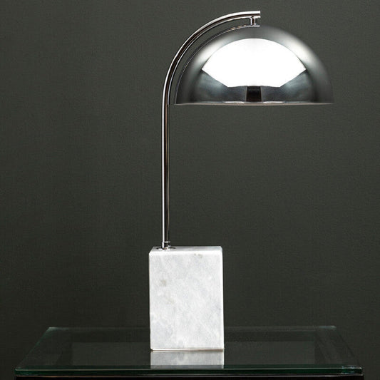 Table Lamp with Chrome Shade | Murdoch