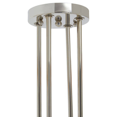 Alexis 8 Light Nickel Finish Ceiling Light
