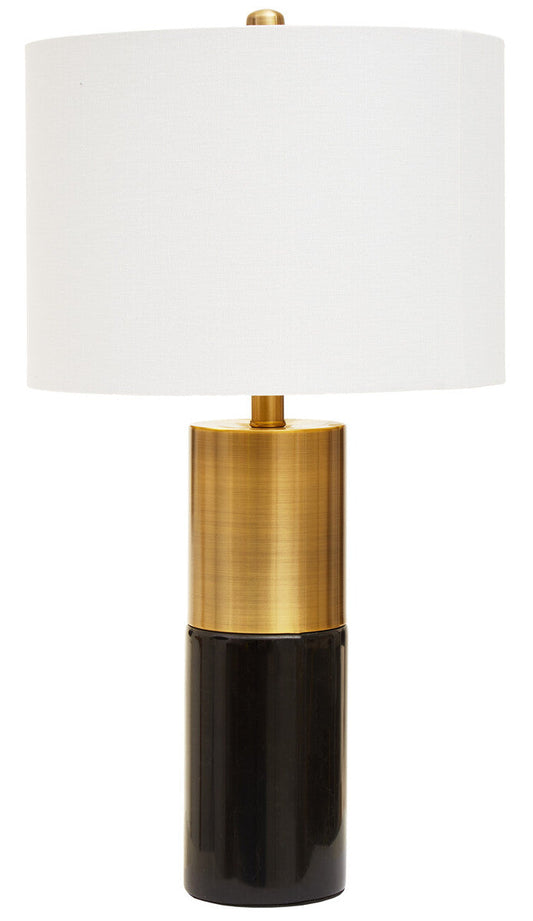 Black Marble and Gold Table Lamp | Edgar