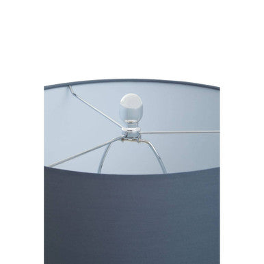 Elina Ceramic Table Lamp with Grey Shade