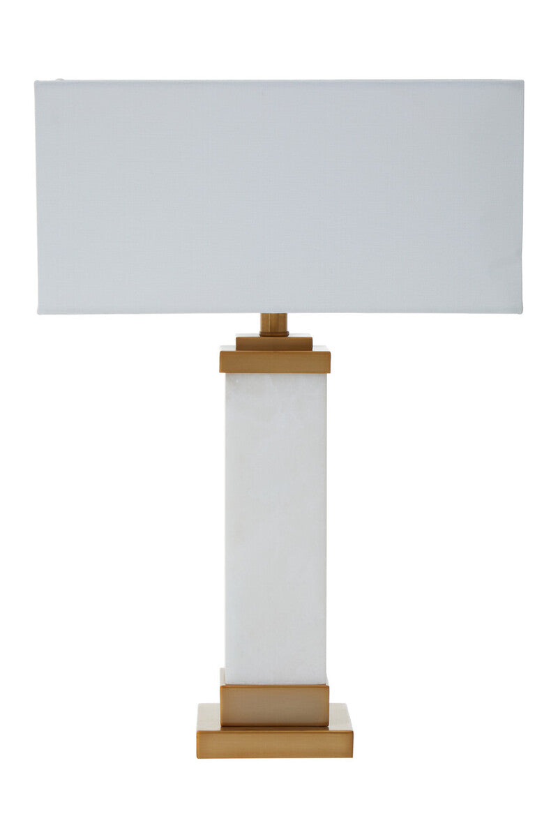 Sasika 68Cm H Table Lamp Wht Marble