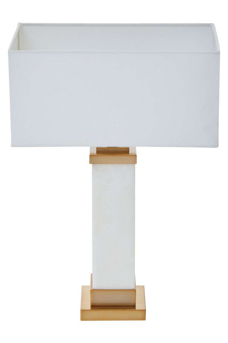 Sasika 68Cm H Table Lamp Wht Marble