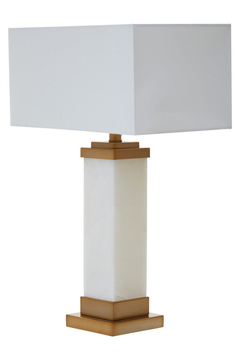 Sasika 68Cm H Table Lamp Wht Marble