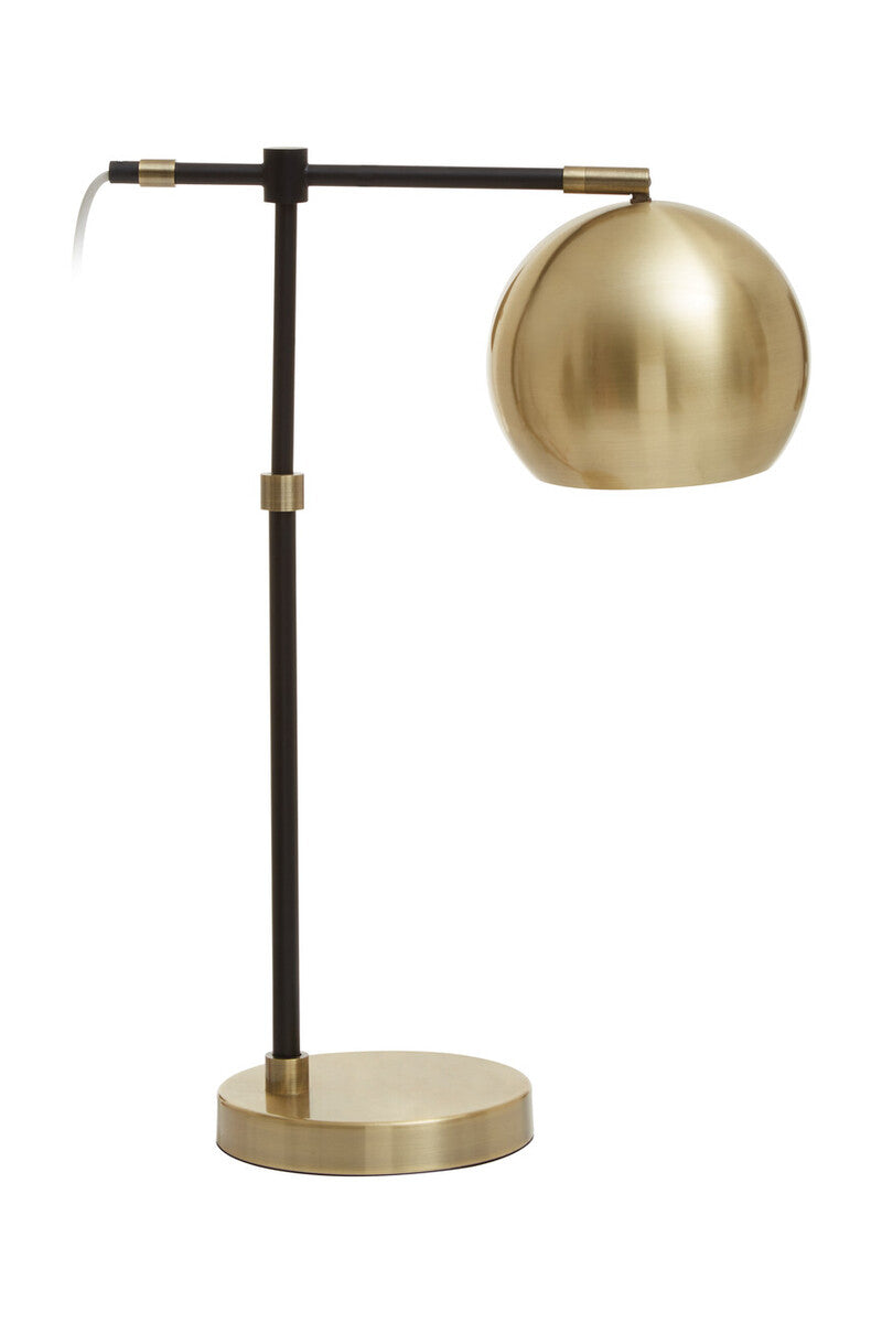 Saxia 57Cm H Table Lamp Blk Met