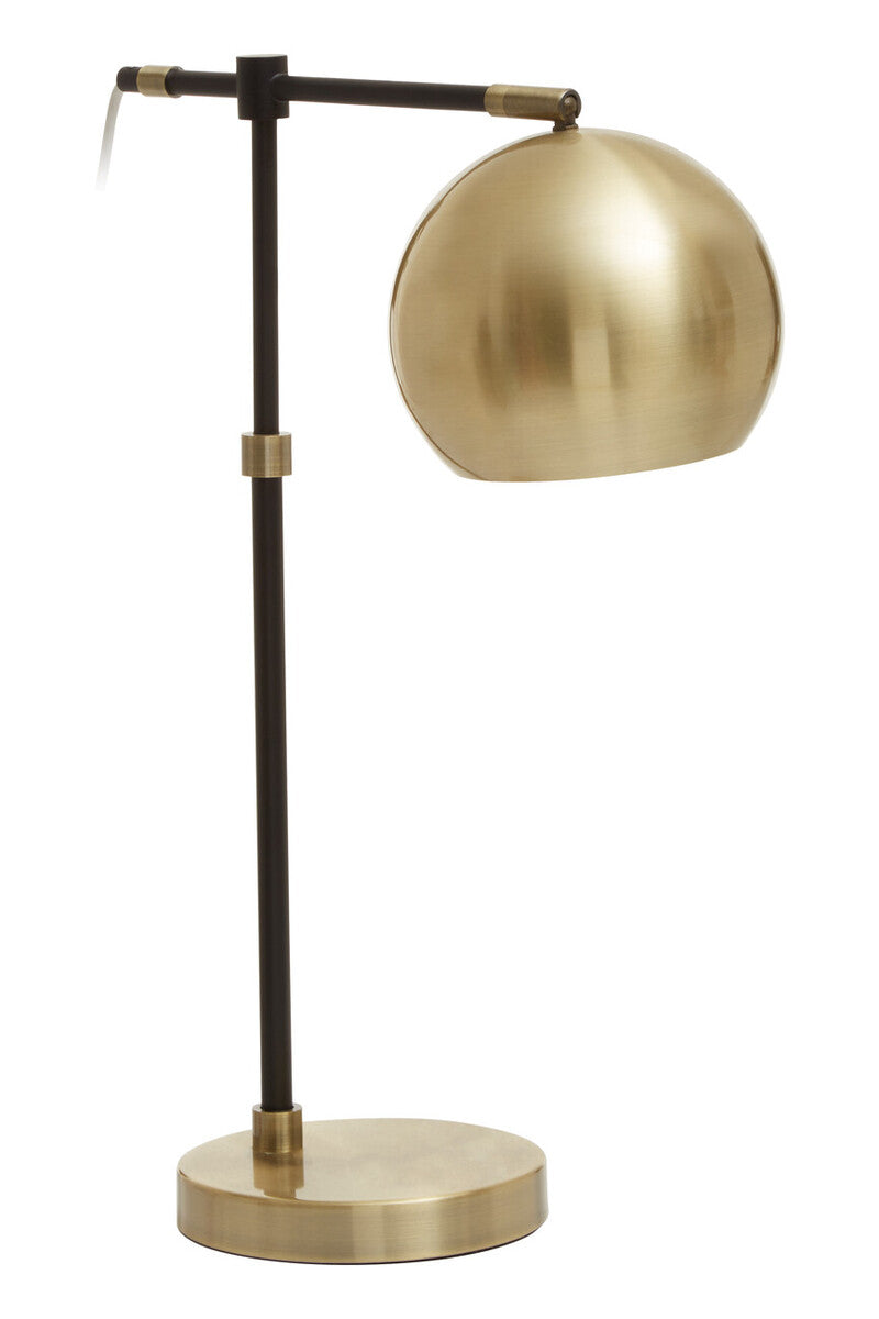 Saxia 57Cm H Table Lamp Blk Met