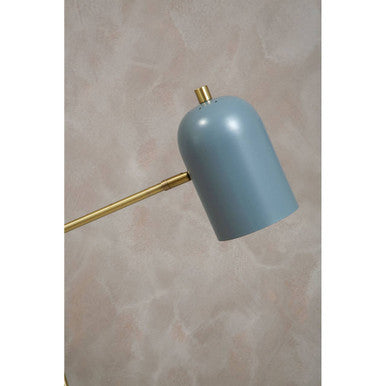 Newton Grey Shade Desk Lamp