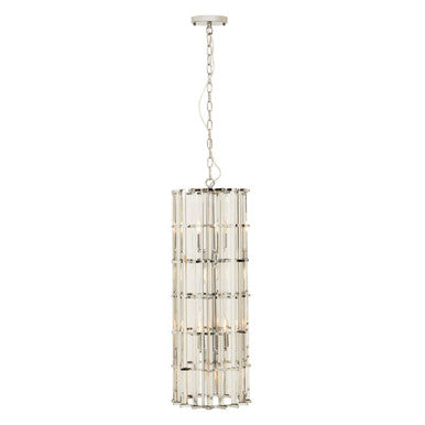 Karli Glass And Chrome Finish Vertical Light