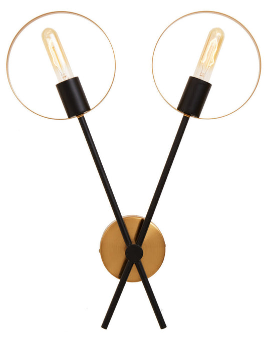 Two Bulb Ring Wall Light | Trieste